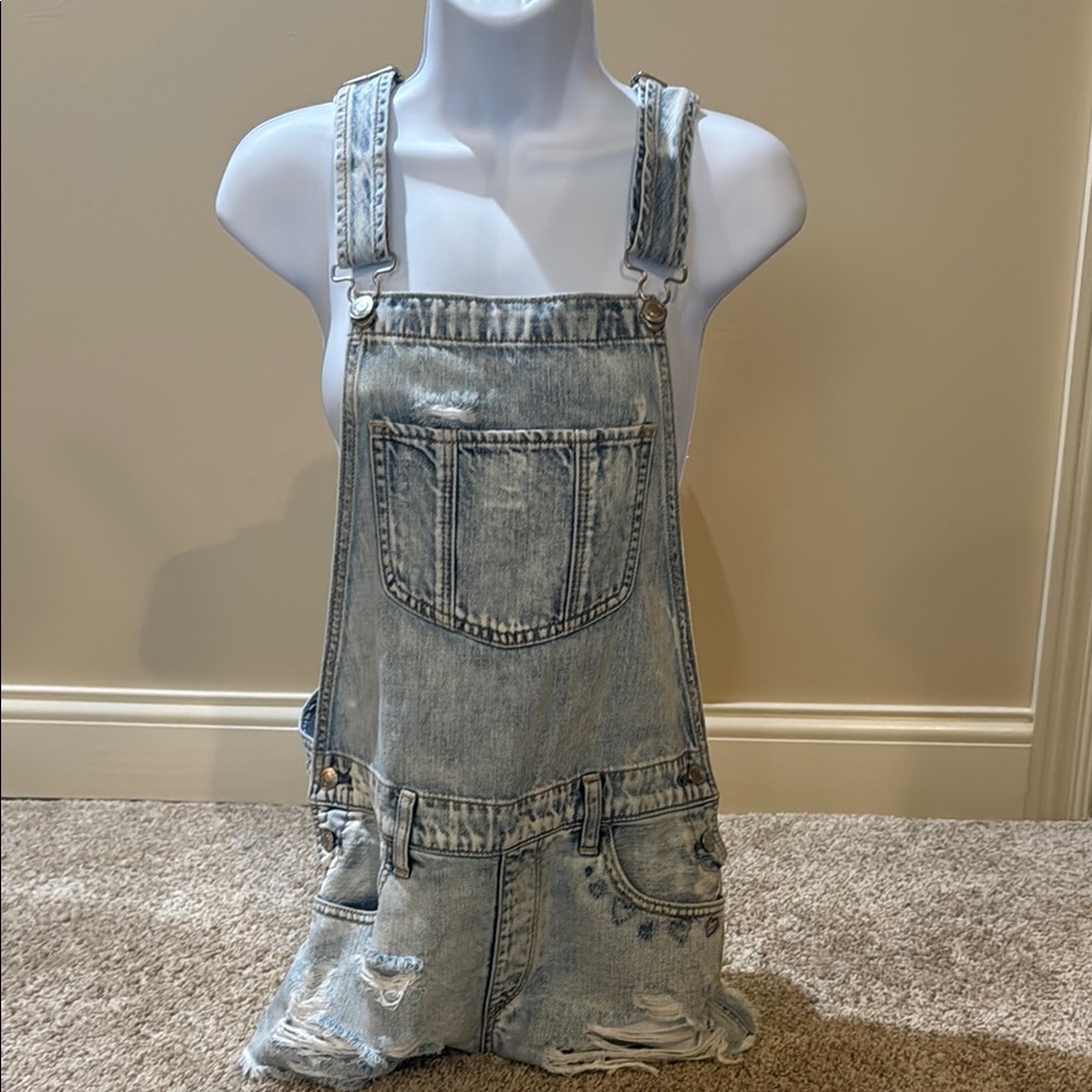 Light Wash Denim Overalls